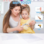 TICONN 12PK 24" x 36" PET Plexiglass Sheets, Clear Plastic Sheet, Easy to Cut Thin Flexible PET Plastic Sheeting Panels for DIY Art Projects, Crafts, Picture Frames, Signs