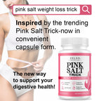 Pink Salt Trick Capsules - Original PinkSalt Trick Supplement for Weight, Energy & Metabolism - All Natural Advanced Support Formula Pills Reviews, 60 Capsules for 1 Month