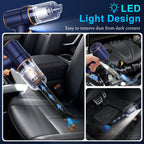 KMM Handheld Car Vacuum Cleaner, Hand Held Vacuum Cleaner and Air Duster