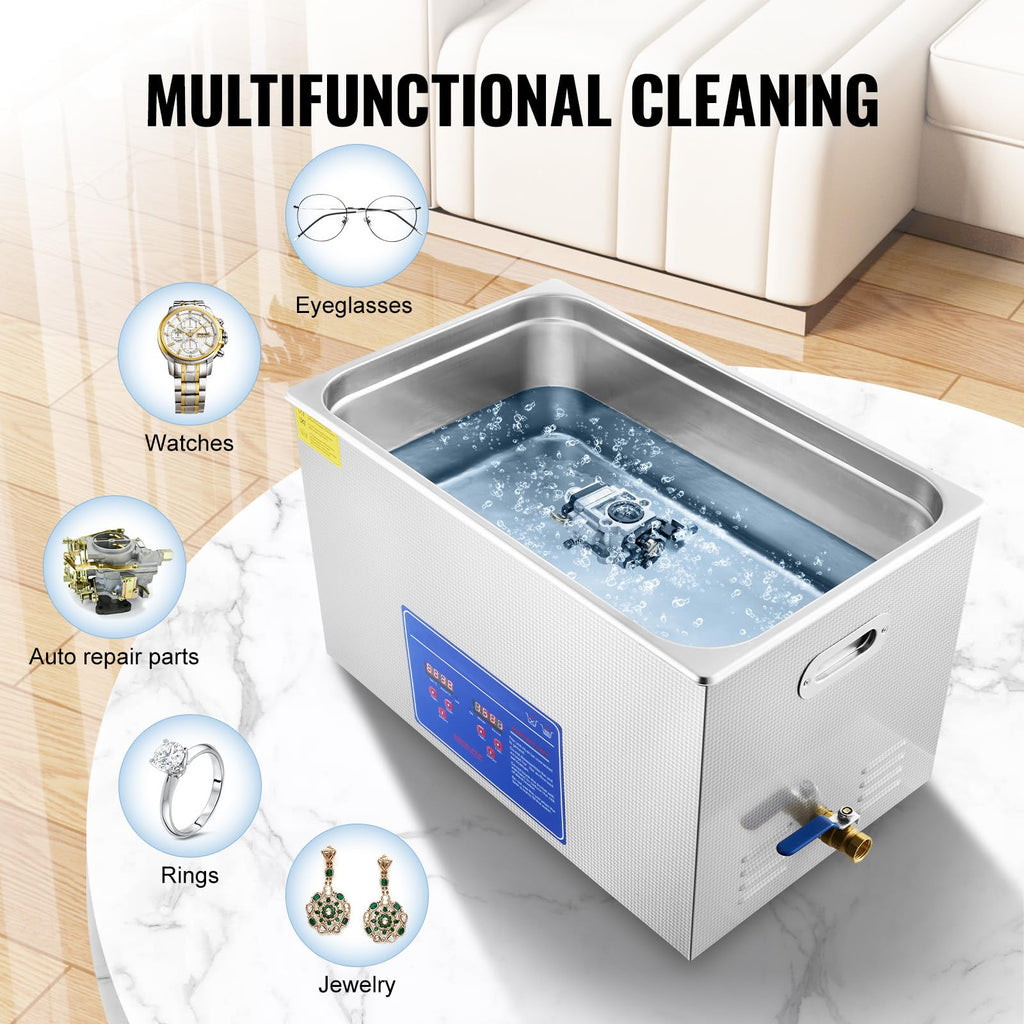 VEVOR Ultrasonic Cleaning Machine 30L 1200W