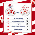Red Bird Soft Peppermint Puffs, Soft Mints Individually Wrapped, 52 oz Tub