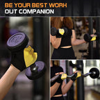 Sunnex Gym Gloves - Fingerless, Breathable Fitness Gloves for Weightlifting, Sports Training