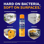 MICROBAN Disinfectant Spray, 24 Hour Sanitizing and Antibacterial Sanitizing Spray, Citrus Scent, 2 Count (15oz Each) (Packaging May Vary)