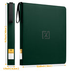 X PRO Toploader Binder | Holds 252 Toploaders | 20 Toploaders INCLUDED | 9-Pocket | Ringless Double-Sided Pockets for TCG, Sports | Premium Top Loader Storage