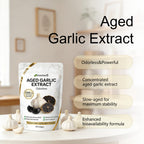 motilli Everwell Aged Garlic Extract - Odorless Garlic Supplement Softgels, Immune Support, Non-GMO, 200 Count