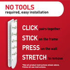 Command X-Large (20 lb) Picture Hanging Strips, 8 Pairs (16 Strips)