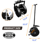 Patented Rolling Lawn Aerator Compacted Soil Loosening Manual Coring Tool