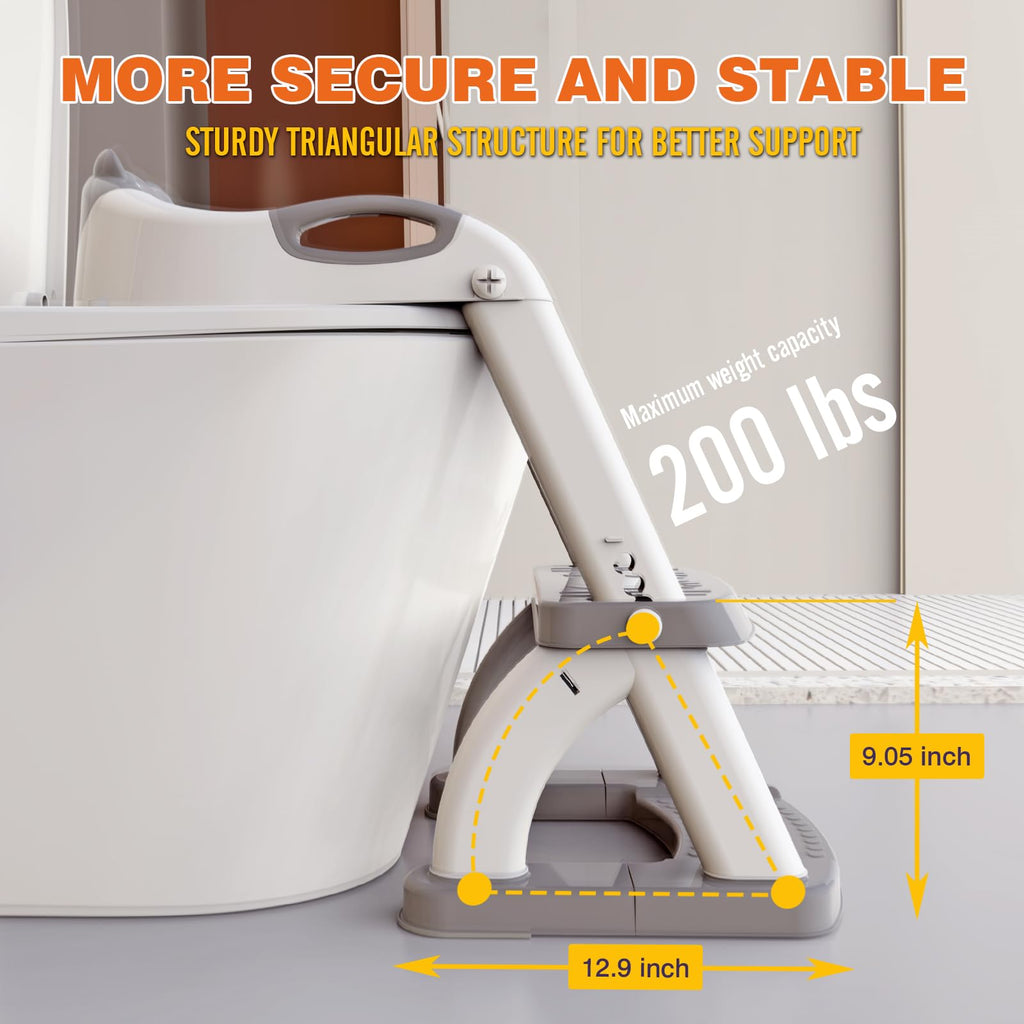 Potty Training Toilet for Toddlers, 2-in-1 Potty Training seat, Anti-Slip