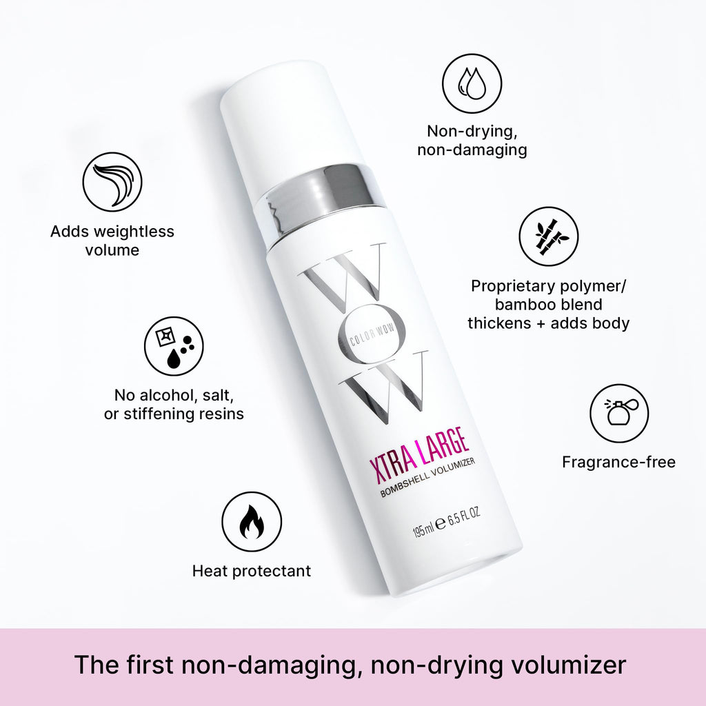 COLOR WOW Xtra Large Volumizer – Alcohol-Free Foam for Weightless Volume