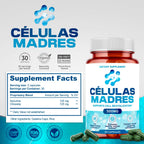 Stem Cell Supplements 500mg (120 Cap) Natural Anti-Aging & Longevity Support with Spirulina & Chlorella, Boost Cellular Renewal, Restore Youthful Energy, Reduce Joint Soreness – Celulas Madre