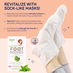 SpaLife 10 Piece Korean Face Mask & Moisturizing Hand Gloves Set | Foot Mask Socks for Dry Cracked Hands & Feet | Korean Skincare Cuticle Repair Mask Women | Self Care Gifts for Women | 10 Pack