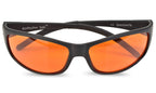 Blue Light Blocking Amber Glasses for Sleep 99.9 Percent Effective - Nighttime Eye Wear - Special Orange Tinted Glasses Help You Sleep and Relax Your Eyes