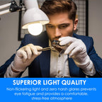 Energetic A19 Light Bulbs 75 Watt Equivalent, 1200LM Super Brightness, Daylight 5000K, E26 Standard Base, Non-Dimmable 10W A19 LED Light Bulb, UL Listed, 12 Pack