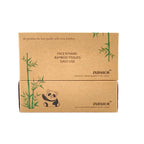 JXDSICH Bamboo Facial Tissues，soft nature bamboo facial tissue,100% virgin bamboo,Bulk carton of 8 boxes (100 Tissues per boxes,800 Tissues Total) | kraft paper Box, 3 Ply tissues