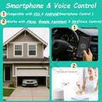 Smart Garage Door Opener Remote,Compatible with Intellicode Genie Overhead Door Garage Door Opener,Compatible with Alexa Google Home iPhone Siri WiFi