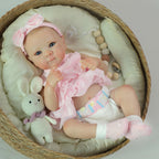 KSBD Realistic Reborn Baby Dolls - 20 Inch Cute Lifelike Real Life Baby Dolls Newborn Baby Dolls Girl with Soft Full Vinyl Body and Accessories can Swimming for 3+ Years Old Kids Gifts