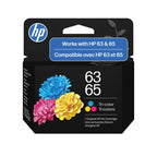 HP 63/65 Tri-Color Ink Cartridge (Replaces Both 63 & 65), Compatible with DeskJet 1100, 2100, 2600, 3600, Envy 4500, 5000, OfficeJet 3800, 4600, 5200 Series, B7RT2AN