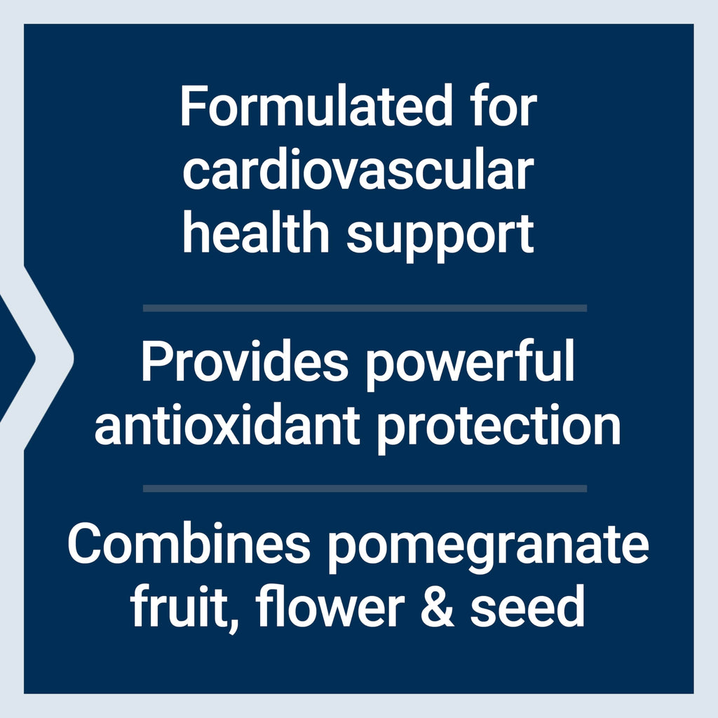Life Extension Pomegranate Complete, Fruit Extract, Flower, Seed Oil Extract, Cardiovascular Health, antioxidant Support, superfood Supplement, Gluten Free, Non-GMO, 30 softgels