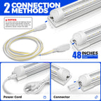 Barrina Plant Grow Lights, 4FT 5000K Full Spectrum Daylight White, 6 Packs