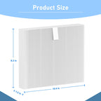 Macaberry 10-00814 Hot Tub Spa Flat Filters Compatible with Bullfrog M Series M6 M7 M8 M9, Swim Series S150 S180XD S200 and A Series A5 A6 A7 A8 A9 (2023 to Present) 4 Pack