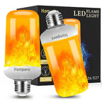 Hompavo 【Upgraded Flame Light Bulbs for Home Decor with Upside Down Effect