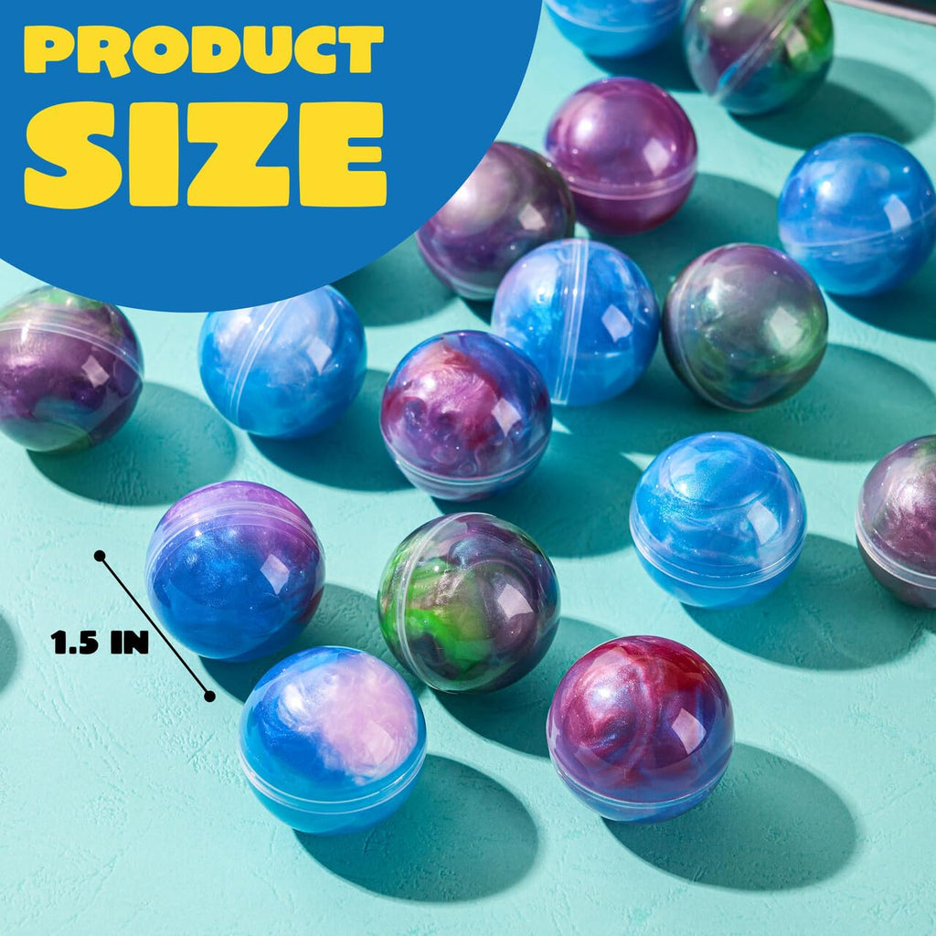 JOYIN Slime Party Favors, 24 Pack Galaxy Slime Ball - Stretchy, Non-Sticky, Mess-Free, Stress Relief, and Safe - Toys for Girls and Boys - Classroom Reward, Party Supplies, Halloween