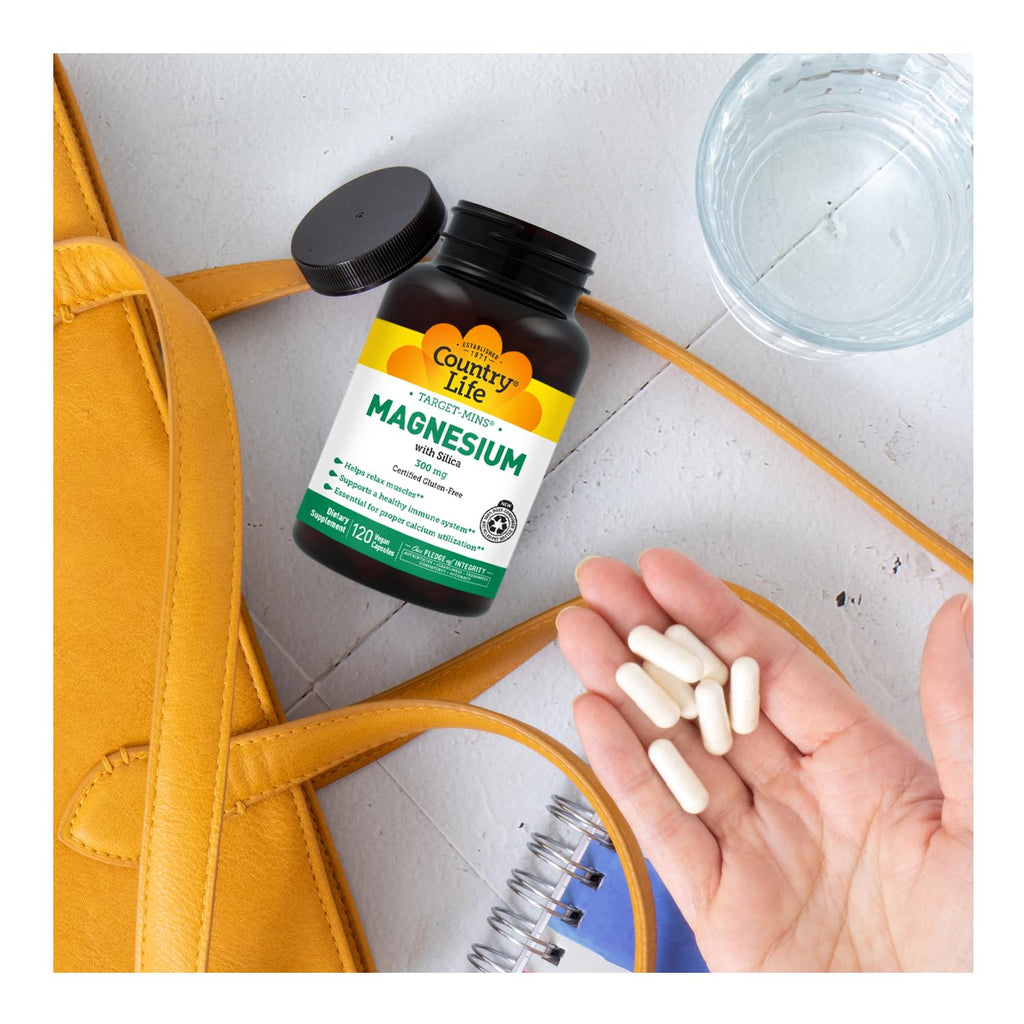 Target-Mins Magnesium with Silica 300 mg 120 Vegetarian Capsules
