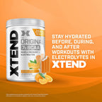 Xtend Original BCAA Powder 7g BCAA and 2.5g L-Glutamine, Sugar Free Post Workout Muscle Recovery Drink with Amino Acids for Men & Women, 30 Servings