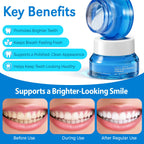Enamel-Safe Teeth Whitening Powder - Hydroxyapatite - Gentle on Teeth - No Sensitivity Formula - Removes Stains - Long-Lasting Freshness - Breath Freshening Whitening Powder- 15g