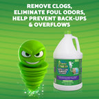 Green Gobbler EMERGENCY Septic Sludge Remover - Septic Tank Clog Remover Treatment for Clogs, Back-Ups & Foul Odors, and Overflow Prevention - 1 Gallon