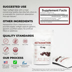ClarityMD Astaxanthin 12mg Antioxidants Supplement – Natural Microalgae Source – Lipid-Based Softgel for Enhanced Absorption – Cognitive, Vision & Joint Support – 30 Softgels (Pack of 3)