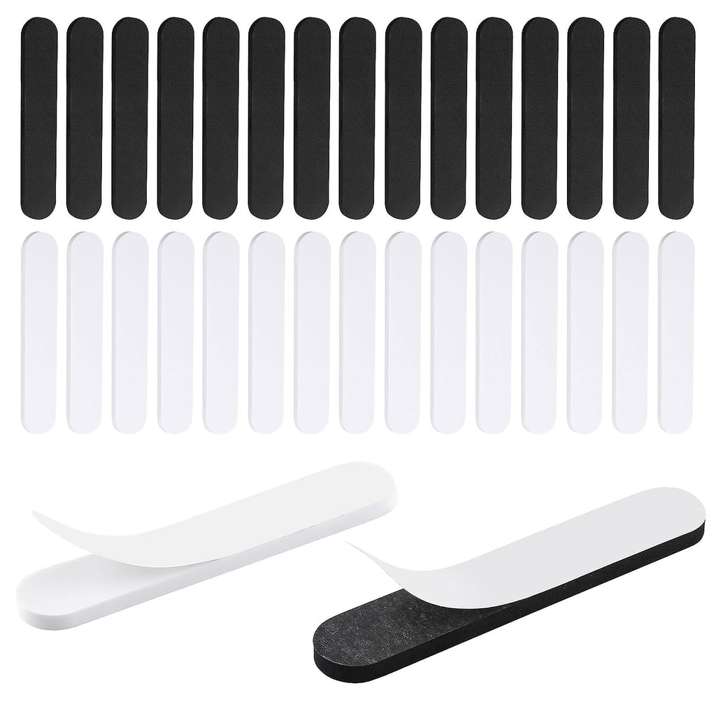 Sloewui Hat Size Reducer, 30 Pack Hat Sizing Tape (Black + White)