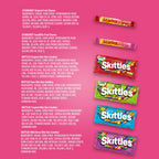 SKITTLES & STARBURST Chewy Candy Variety Pack, Bulk Box, 62.79 oz, 30 Pack