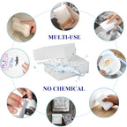 Magic Sponge Eraser, 50 Pack Melamine Sponge Sheets Foam in Bulk, All-Purpose Large Kitchen Dish Cleaning Pads, White Nano Scrub Non-Scratch Cleaner for Household, Bathroom, Wall