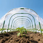 Garden Netting Kit for Raised Beds, Ultra Fine Garden Mesh Netting 8x20ft & 5 Sets Garden Hoops with Clips, Row Cover Net Protection Plant Covers Set for Greenhouse Vegetable Fruits Flowers Barrier