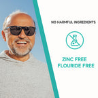 Extra Strong Denture Adhesive Cream, 12 Hour Hold Dental Glue, Waterproof, Zinc & Fluoride Free, Easy Apply Nozzle, Seals Food Out for Comfort, Mint Flavor (6 Pack, 8.4 Fl Oz)