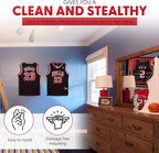 AVIVA Sports- Invisible Wall Jersey Hanger | Jersey Hanger for Wall Display | Great for Any Sports Jerseys | Sports Display (Single Pack)
