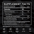 Gains in Bulk Instantized Creatine Monohydrate for Men & Women, Soluble Pre Workout Powder, Supports Muscle Building, Strength and Performance, Bodybuilding Supplements, Sour Raspberry, 30 Servings