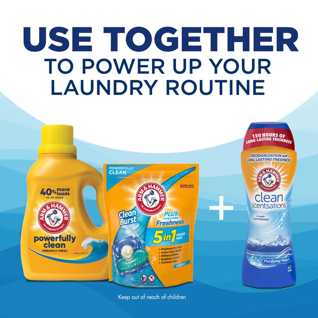 Arm & Hammer Liquid Laundry 140oz Clean Burst dual HE