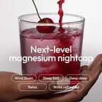 Moon Juice Sleepy Magnesi-Om - Magnesium Sleep Supplement Powder with L-Theanine & Plant-Based, Low Dose Melatonin, Sugar-Free Bedtime Drink Mix for Deep Sleep w/o Grogginess, Cherry, 35 Servings