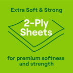 Seventh Generation Toilet Paper, 100% Recycled 2-Ply Bath Tissue, 2 Pack x 12 Rolls of 240 Sheets, Extra Soft, Strong for Home & RV, Whitened without Chlorine Bleach, No Dyes, Fragrances, Septic Safe
