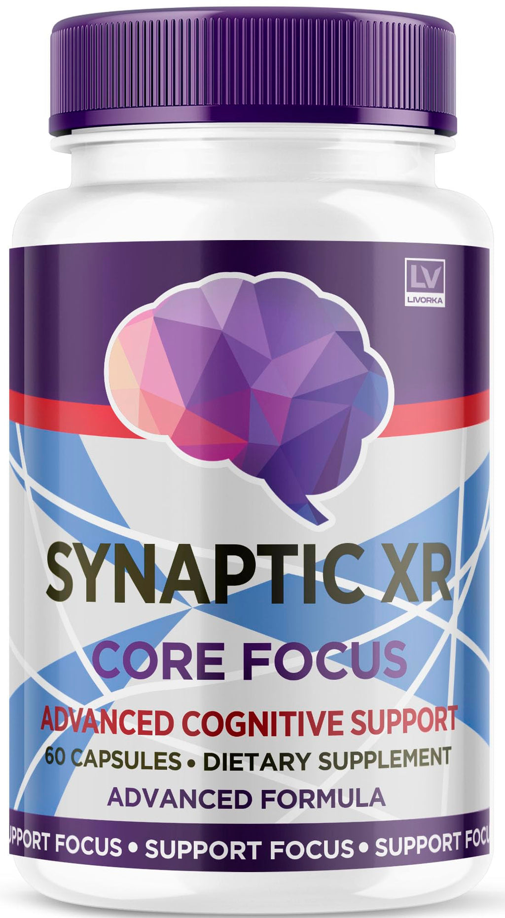 Synaptic XR Capsules, SynapticXR, Synaptic XR Core Focus, Synaptic XR Brain Caps, Synaptic XR, Brain Synaptic XR, Synaptic XR Advanced Formula 60 Capsules for 1 Month