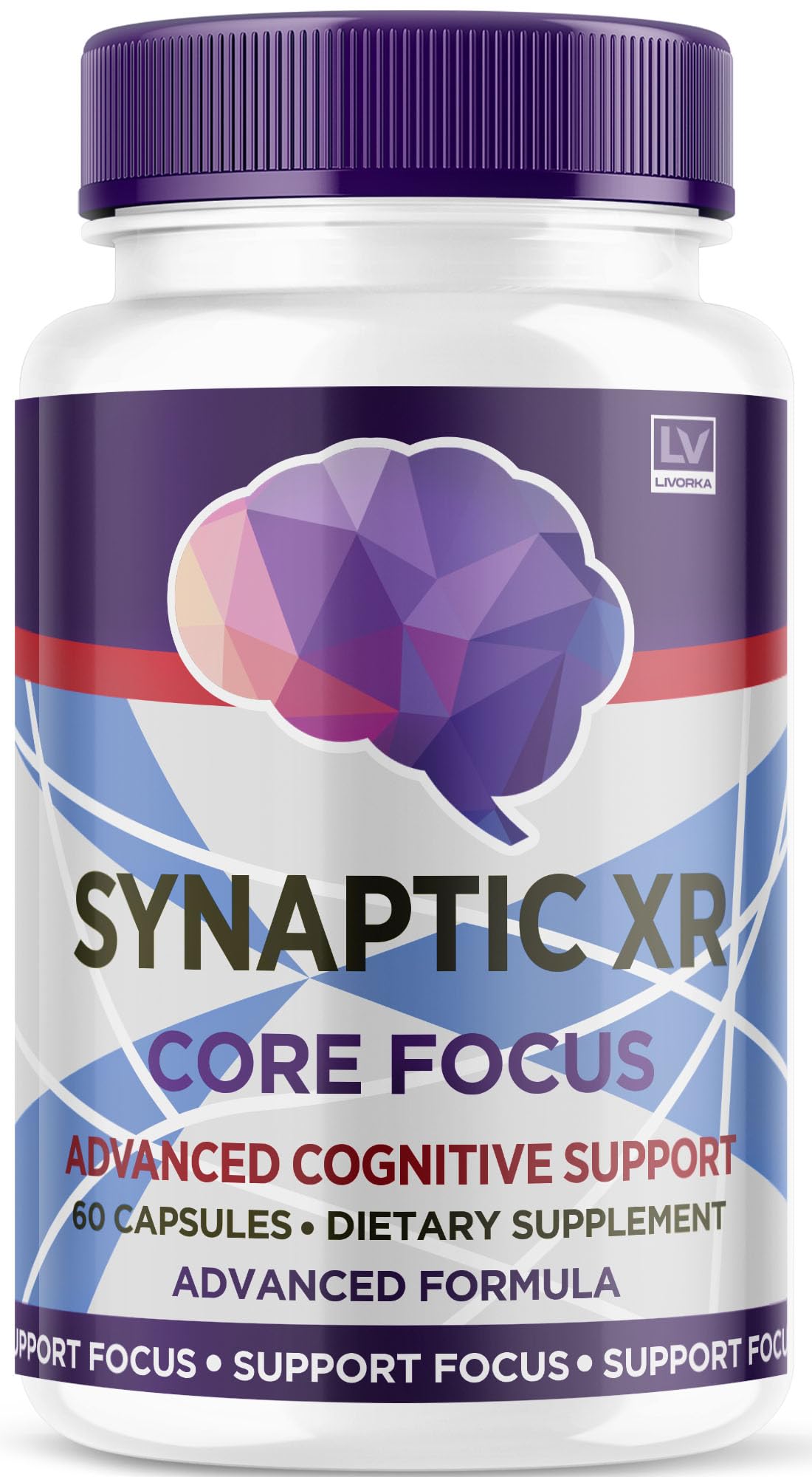 Synaptic XR Capsules, SynapticXR, Synaptic XR Core Focus, Synaptic XR Brain Caps, Synaptic XR, Brain Synaptic XR, Synaptic XR Advanced Formula 60 Capsules for 1 Month