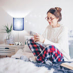 Set of 2 Touch Control Table Lamps with 2 USB & AC Outlet, 3-Way Dimmable Bedside Nightstand Lamps for Bedroom Living Room Nursery, 800 Lumens 5000K Daylight Bulbs Included