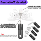 PKPKAUT Adaptive Utensils for Parkinsons Patients Elderly, Weighted Utensils for Hand Tremors, Parkinsons Eating Utensils for Disabled People, Weighted Silverware for Hand Tremors Arthritic Hands