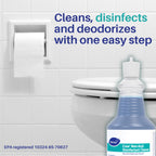 CREW Diversey 100925283 Neutral Non-Acid Bowl & Bathroom Disinfectant, 32 oz Squeeze Bottle, 12/CT