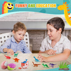 Qivatex Bath Bombs for Kids with Dinosaur Toys Inside, Natural Organic