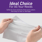 MED PRIDE Disposable Dry Wipes for Adults, Soft & Absorbent Personal Towels, Bulk 800 Count, Incontinence Care, Baby Wipes (800 Count (Pack of 1))
