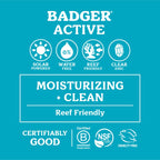Badger Mineral Sunscreen Face Stick SPF 35, 97% Organic Unscented Zinc Oxide Travel Sunscreen, Coral Reef Safe Travel Size Stick, .65 oz, 2-Pack