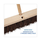 Boardwalk 20124 Floor Brush Head, 3 1/4-Inch Natural Palmyra Fiber, 24-Inch
